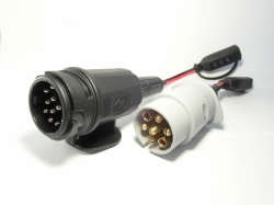 Tow electrics charger adapter for CTEK, Accumate, Optimate, SAE, NOCO etc