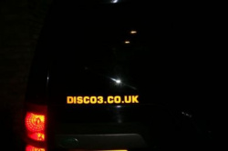 DISCO3.CO.UK Reflective Sticker